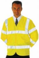 XXL Orange/Yellow Reflective Waistcoat