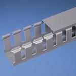 Wiring Ducts Slotted Rectangular with Cover Screw Halogen/Polyphenylene Oxide Light Gray