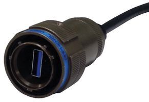 USB 3.0 Shielded Cable Assembly, 1m, 28AWG, Lead Free, RoHS Compliant