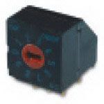 Rotary DIP Switch, 16 Pos, SP16T, 20V, 400mA, Through Hole