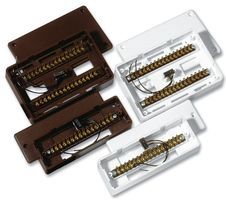 JUNCTION BOX, VDS, 16PIN, WHITE; Accessory Type:-; For Use With:-; Colour System:White; External Depth:19mm; External Length / Height:115mm; External Width:40mm; F Number:16