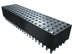 84-Contact Female Through-Hole Header, 2mm Pitch, Gold Plating