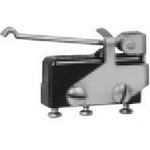 Snap Acting/Limit Switch, Momentary, 3.94mm, Solder Terminal, Steel Lever Actuator, Panel Mount,
