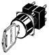 Keylock Switches RND. 2POS MAINT ALL SPDT Selector Switch