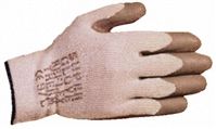BM Polyco Orange General Purpose Latex-Coated Polycotton Reusable Gloves x 10 9 - M