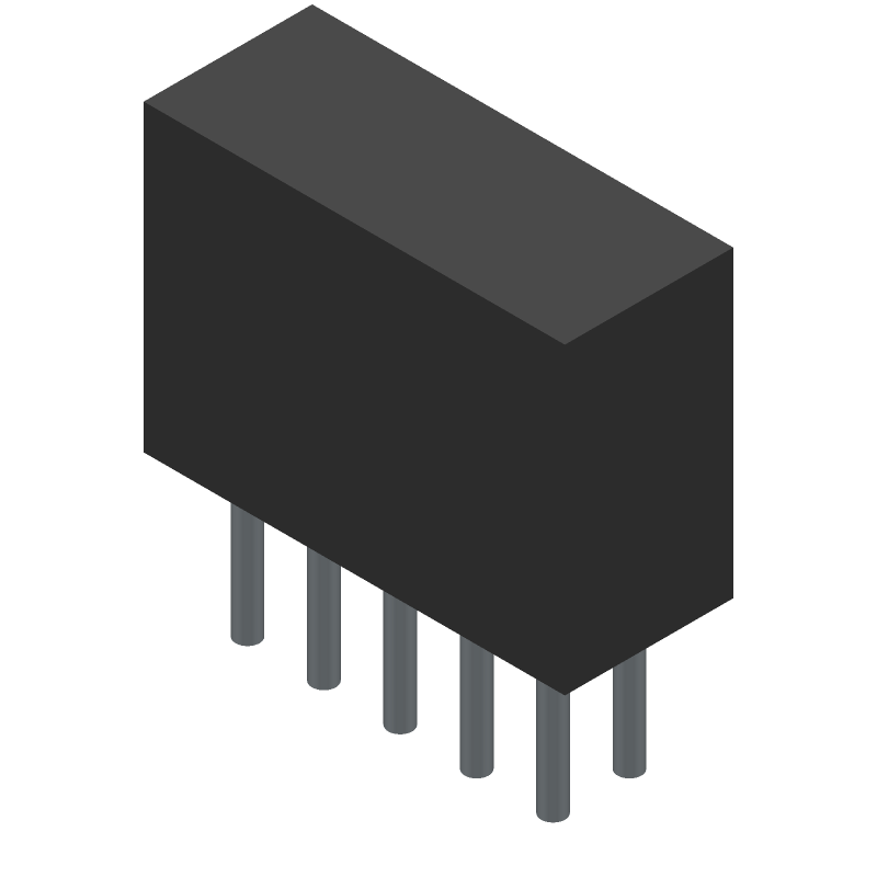 5VDC Signal Relay 1A DPDT THT