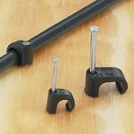 Cable Accessories Tack Clip Polypropylene Black Bulk