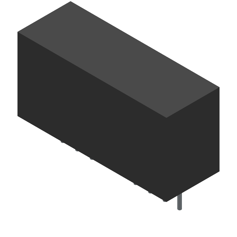 Isolated DC-DC Converter, 2x12V, 3W, 18-36V In, SIP