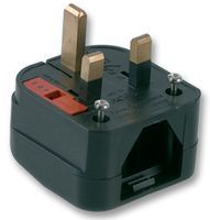 MULTICOMP         ACP3-BK-R-13A             PLUG, 13A, NEMA 5-15, BS1363, BLACK