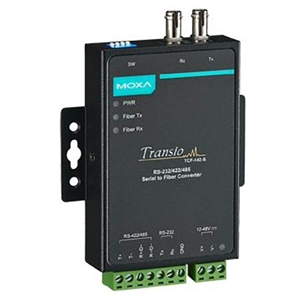 Converter RS232RS422RS485-Fiber SingleMode, TCF-142-S-ST, Moxa