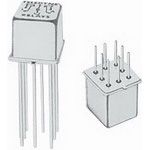 RF Relay, 2 Form C, DPDT, Momentary, 0.015A (Coil), 12VDC (Coil), 200mW (Coil), 1A (Contact), 28VDC (Contact), DC Input, Random, AC/DC Output, Through Hole-Straight Mount