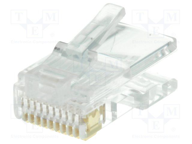 CONNECTOR, PLUG, RJ48, UNSHIELDED, 10WAY