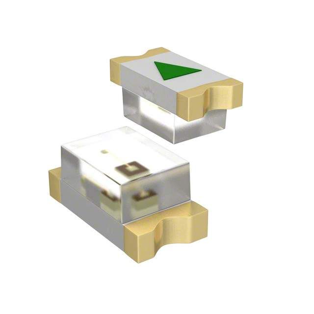 Yellow LED Emitter, 0603 SMD, 595nm, 20mA, 140°
