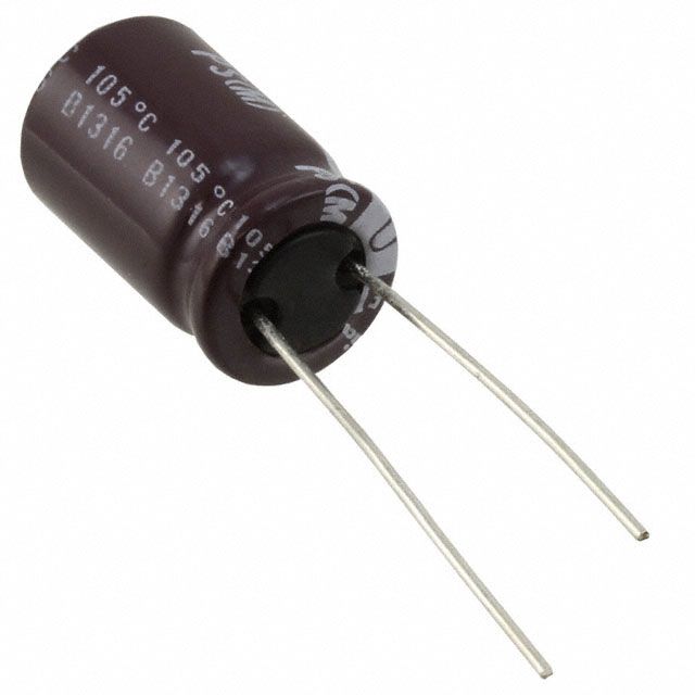 1000uF 10V Aluminum Electrolytic Capacitor, Radial, 800mA Ripple