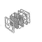 Thrml Mgmt Access Fan Filter Assembly 92mm Plastic Bag