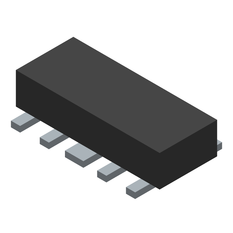 5V TVS Diode, Unidirectional, 4Ch, 0.5pF, 7V Clamp, DFN