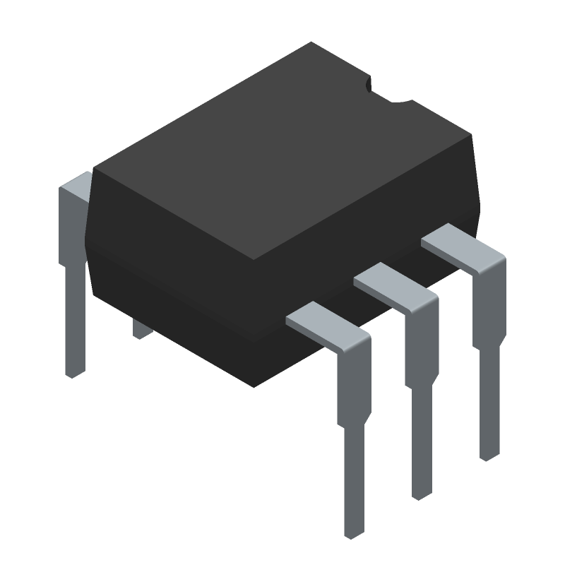 Phototransistor Optocoupler, 5.25kV Isolation, DIP, 60mA