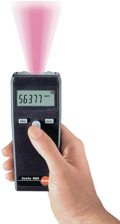 Tachometer 1. . .99999 rpm 0.01 rpm ±0.02%, TESTO 465, Testo