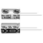 Cap Aluminum Lytic 33uF 6.3V 20% (5 X 11mm) Radial 2mm 54mA 1000h 105°C