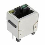 RJ11 Modular Jack, 8 Pos, 2.03mm Pitch, Solder, Straight, Thru-Hole