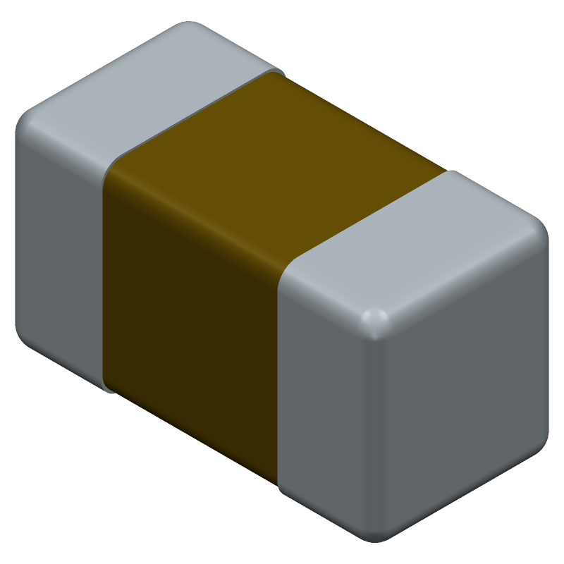 Cap Ceramic 8pF 50V C0G 0.5pF Pad SMD 01005 125°C T/R