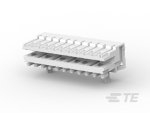 10 Pos Card Edge Connector, 2.5mm Pitch, RA, Signal, 2A