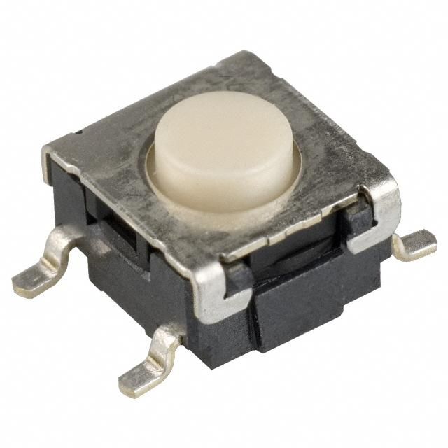 Tactile Switch, SPST-NO, 50mA, 24VDC, Surface Mount