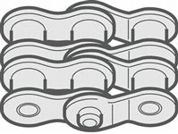 Renold Steel Roller Chain Link, Chain Type 08B-2