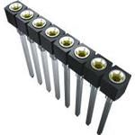 Conn Socket Strip SKT 6 POS 2.54mm Solder ST Top Entry Thru-Hole Tube