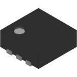 2.5V 1A LDO Regulator, Pos, 6-Pin DFN EP SMT