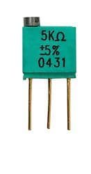 10kR 0.25W Metal Foil Trimmer Resistor, 5% Tol, 250V