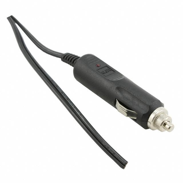 12V Black Wire Mount Battery Charger