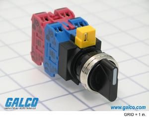 Switch Selector N.O./N.C. 4PST 45° Knob 10A 440VAC 220VDC 745.7VA Screw 500000Cycles Panel Mount