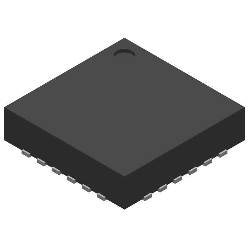 USB-C PD Source Controller, 25V, 2-Ch, 24-VQFN