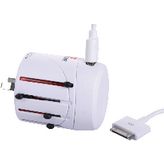 World USB Charger with iPhone/iPod cable EuroUSAAUCNUK / HK EuroUSAAUCN, 1.300151, SKross