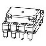 Peizoresistive Sensor, Gage, 0Psi Min, 87.02Psi Max, 0.25%, Rectangular, Surface Mount, ROHS COMPLIANT, CERAMIC, SMT-8