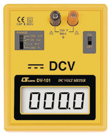 Desktop voltmeter DC 200 VDC, DV-101, Lutron
