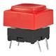 Tactile Switch SPST PC Pin 0.125A 24VDC Red Thru-Hole
