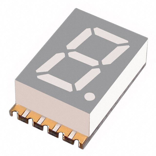 7-Seg LED Display, Super Bright Green, 7.62mm, SMD