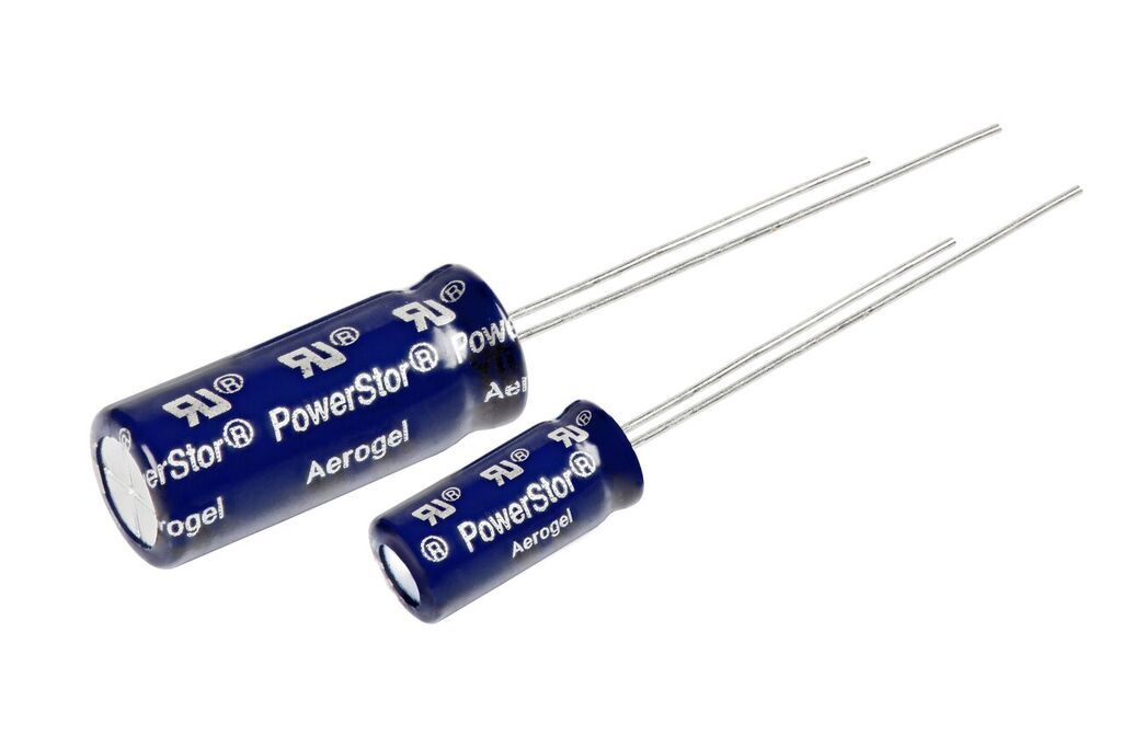 2.5V 2.2F Radial Supercapacitor, Through Hole, 200mR ESR