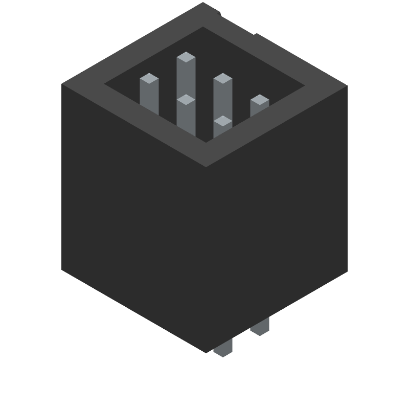 6 Pos 2 Row 2.54mm Pitch Male Header Connector