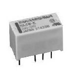 DPDT Signal Relay, 12VDC Coil, 2A 250VAC Contact, Through Hole