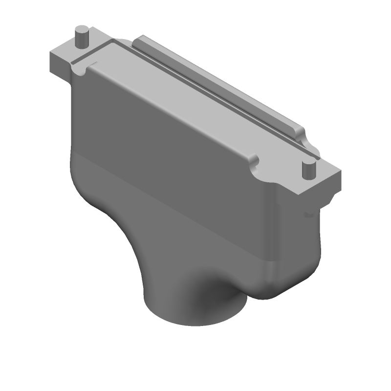 Shielded Cable Clamp Kit, Straight, Zinc Alloy, Nickel Plating