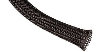 PRO POWER         SPC5148             SLEEVING, EXPANDABLE, 9.53MM ID, PET, BLACK, 30.5M/100FT