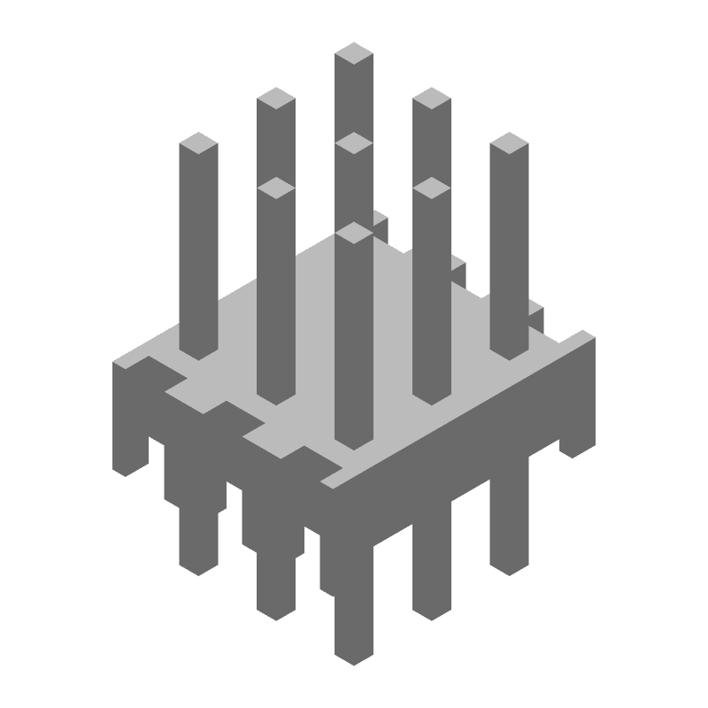 9 Pos 2.54mm Straight Header, Male Pin, 3A, Thru-Hole, Gold/Tin/Lead Plating