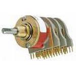Rotary Switch, DP6T, 30°, 2P, 0.25A, 30VDC, TH