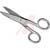 Wiss;  5 in Electrician Scissors - Serrations Along Entire Bottom Blade;  Pouch