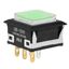 Switch Push Button ON (ON) SPDT Square Button 0.1A 28VAC 28VDC 0.4VA Momentary Contact Solder Lug Panel Mount