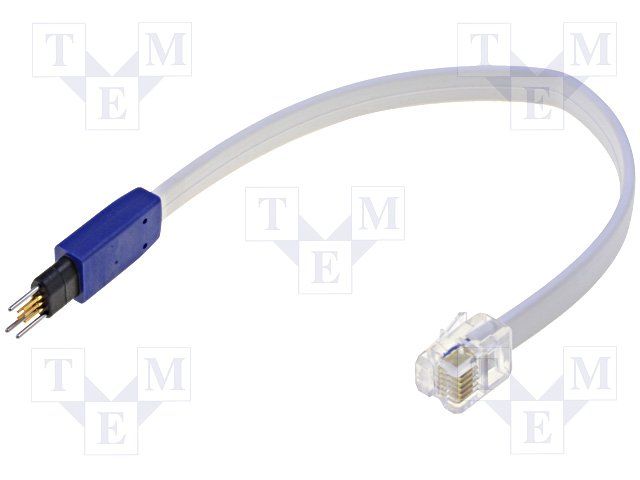 RJ-12 to 6 POS Cable Assembly, 0.152m/0.254m