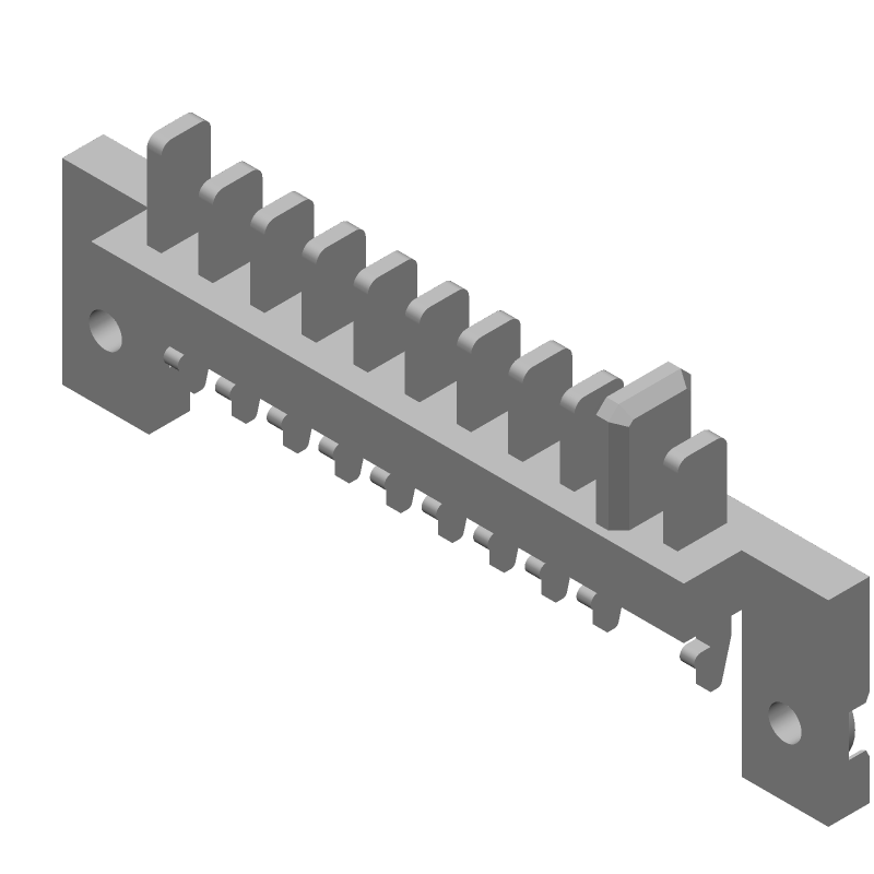 (1123738-7) 2.5 BATTERY CONN PLUG 10P